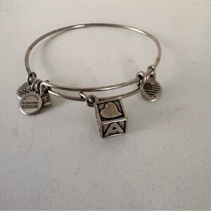 Alex and Ani Silver Charm Bracelet